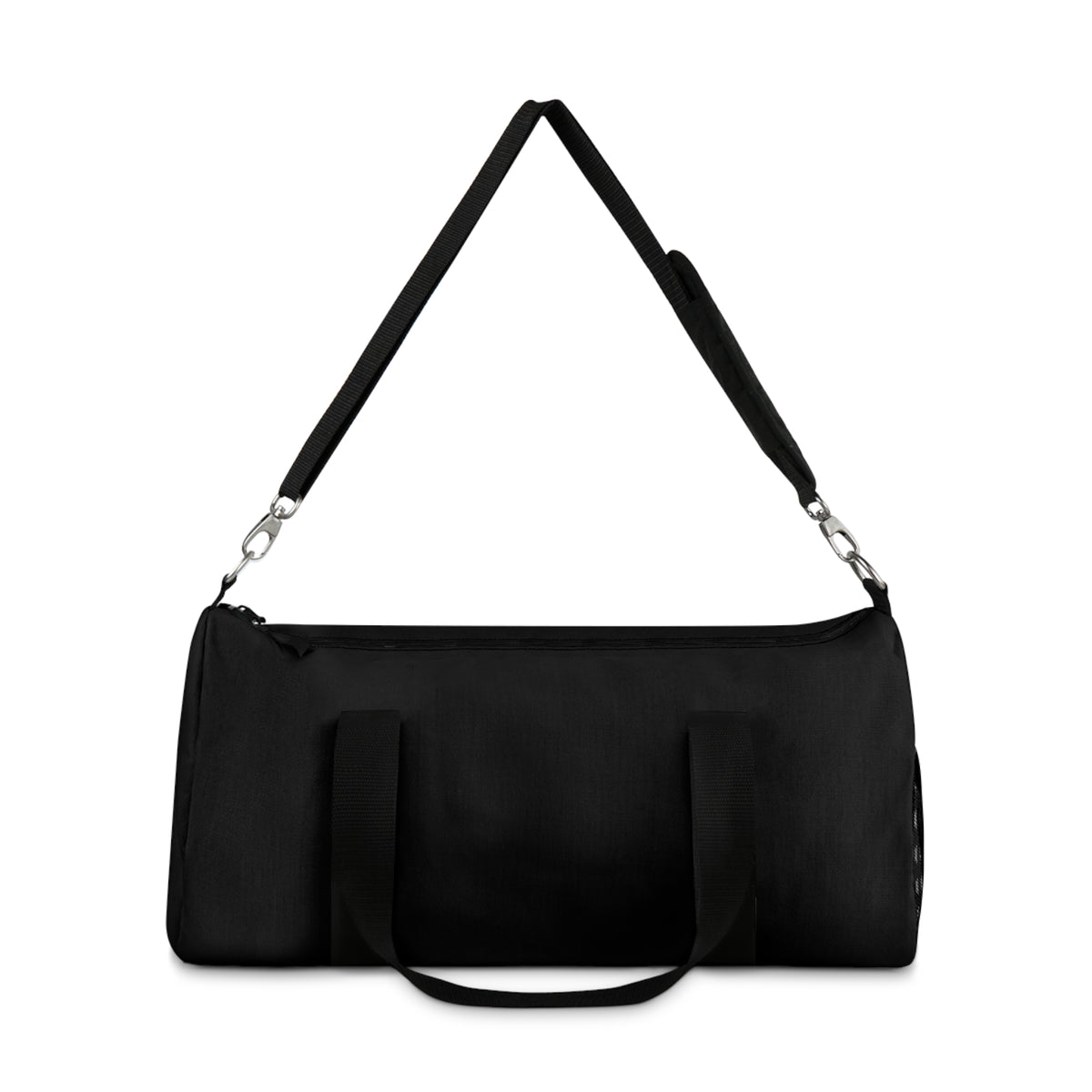 Black RUN THE GAME Duffel Bag