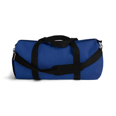 Blue RUN THE GAME Duffel Bag