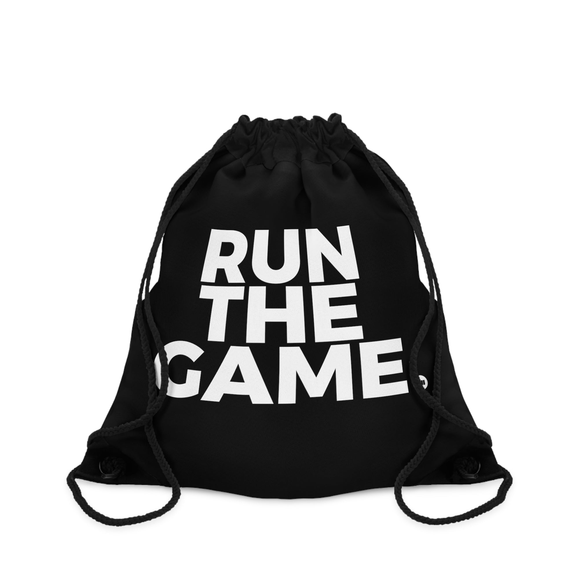 RUN THE GAME Drawstring Bag