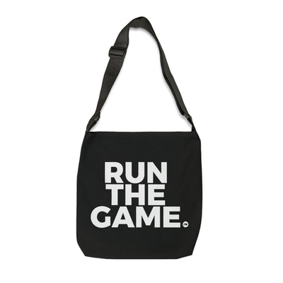 RUN THE GAME Adjustable Tote Bag