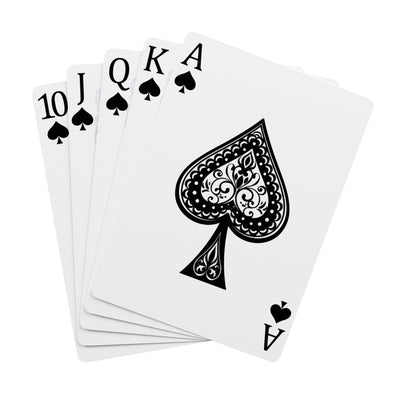 Run The Game Poker Playing Cards