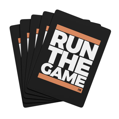 Run The Game Poker Playing Cards