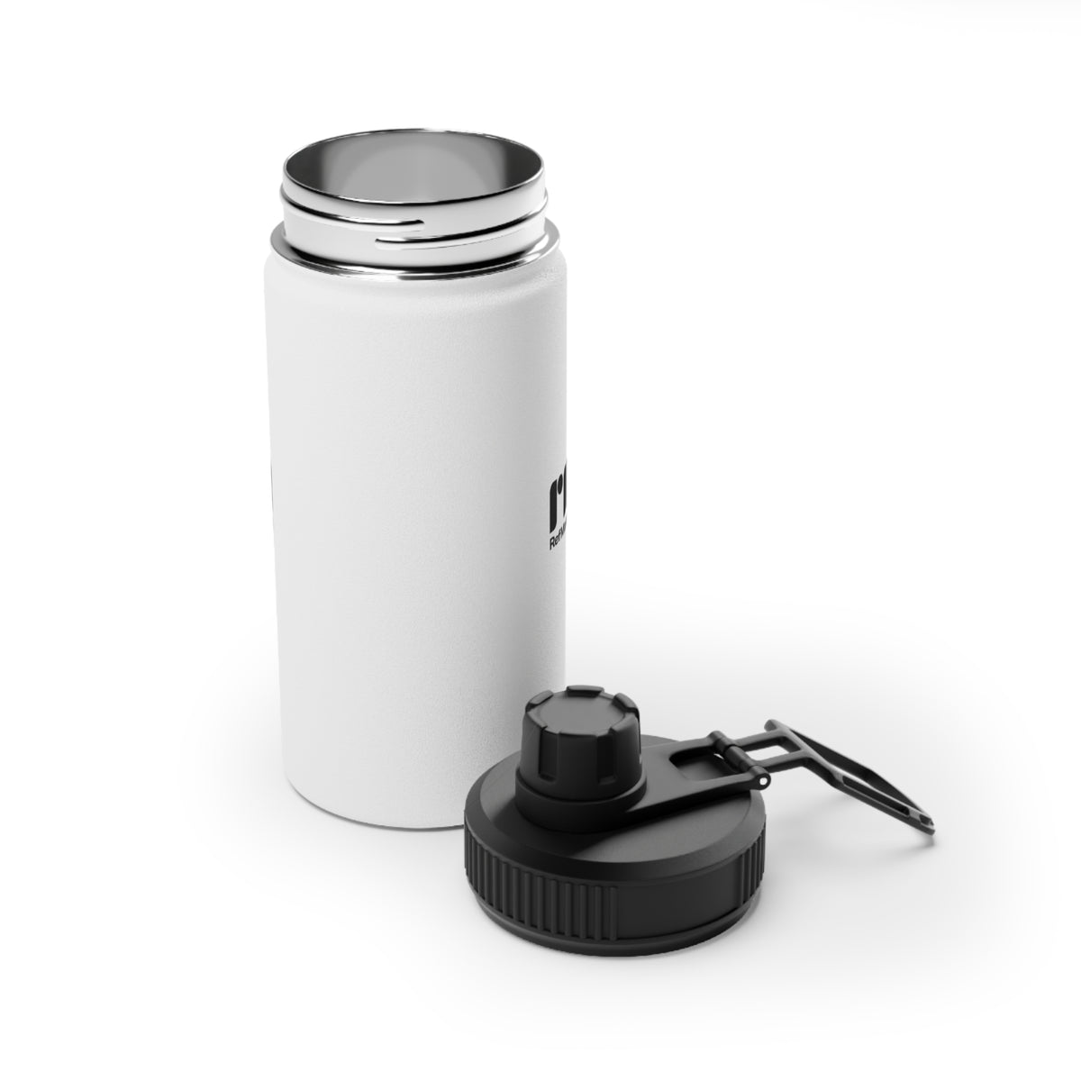 RefMasters Stainless Steel Water Bottle (white)