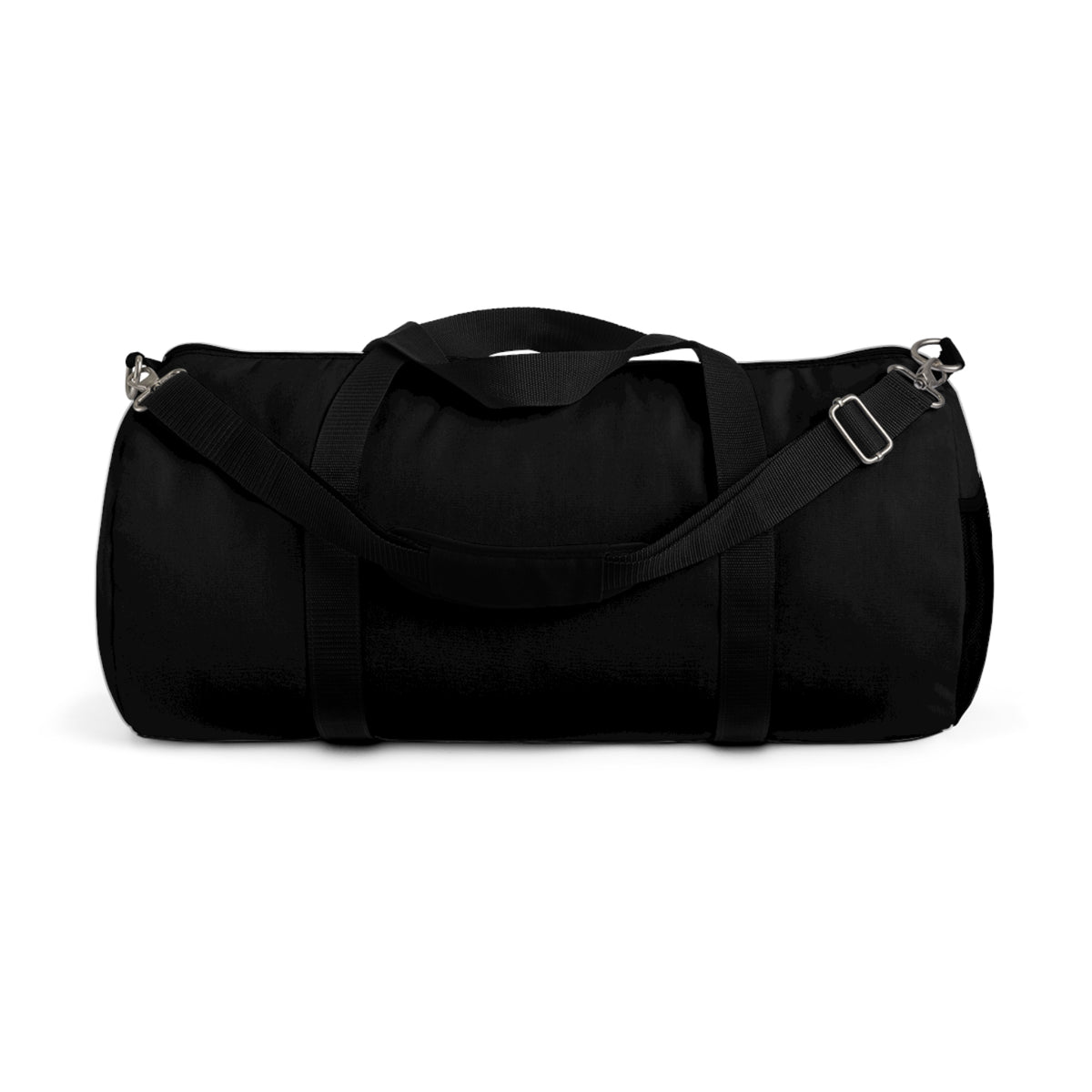 Black RUN THE GAME Duffel Bag