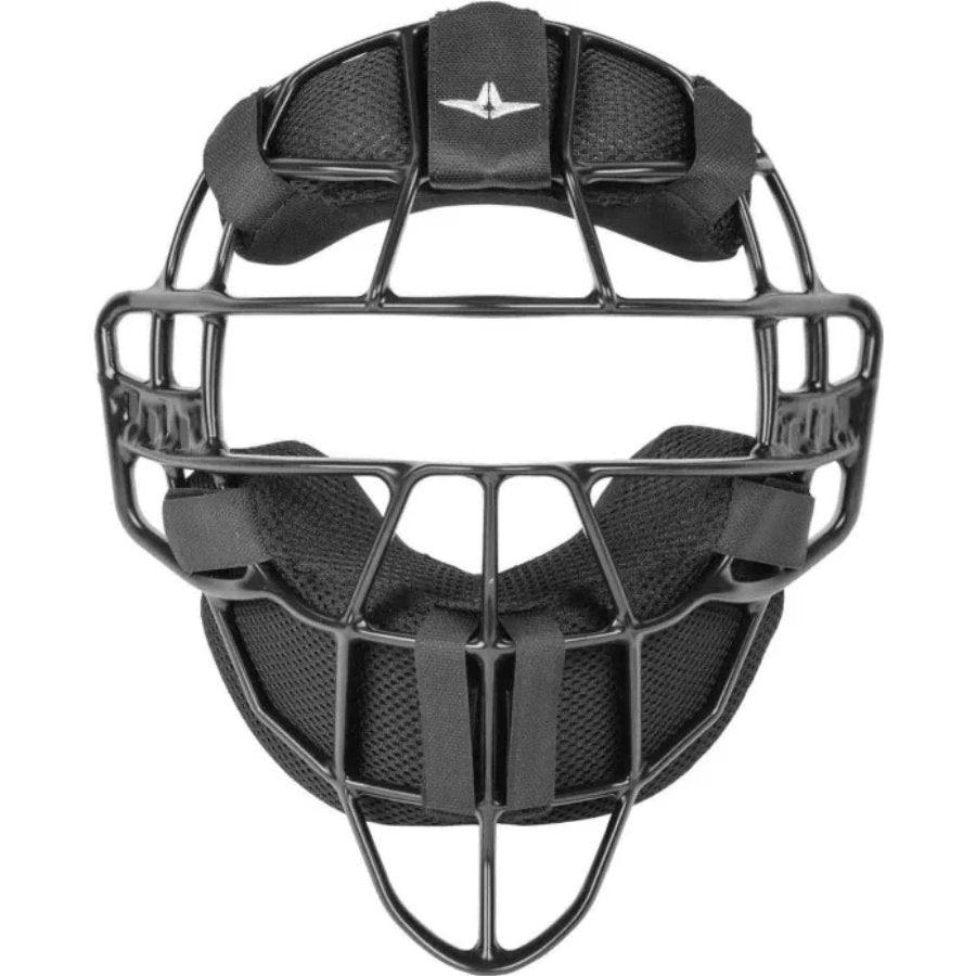 All-Star S7 Axis™ Magnesium Umpire Mask Matte Black with Standard Harness