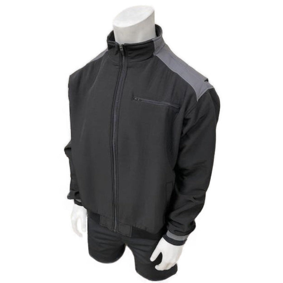 K22Z - Honig's Full-Zip Thermal Jacket Black w/Grey Shoulder Bar