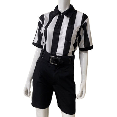 NEW Honig's Lightweight Poly/Spandex Football Short Black w/White Stripe