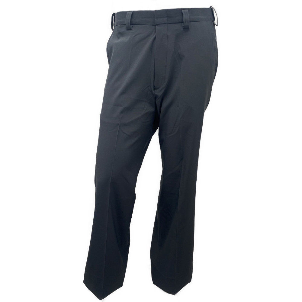 Honig's "New" Performance 4-Way Stretch Flat Front Plate Pant With Expander Waistband - Dark Charcoal