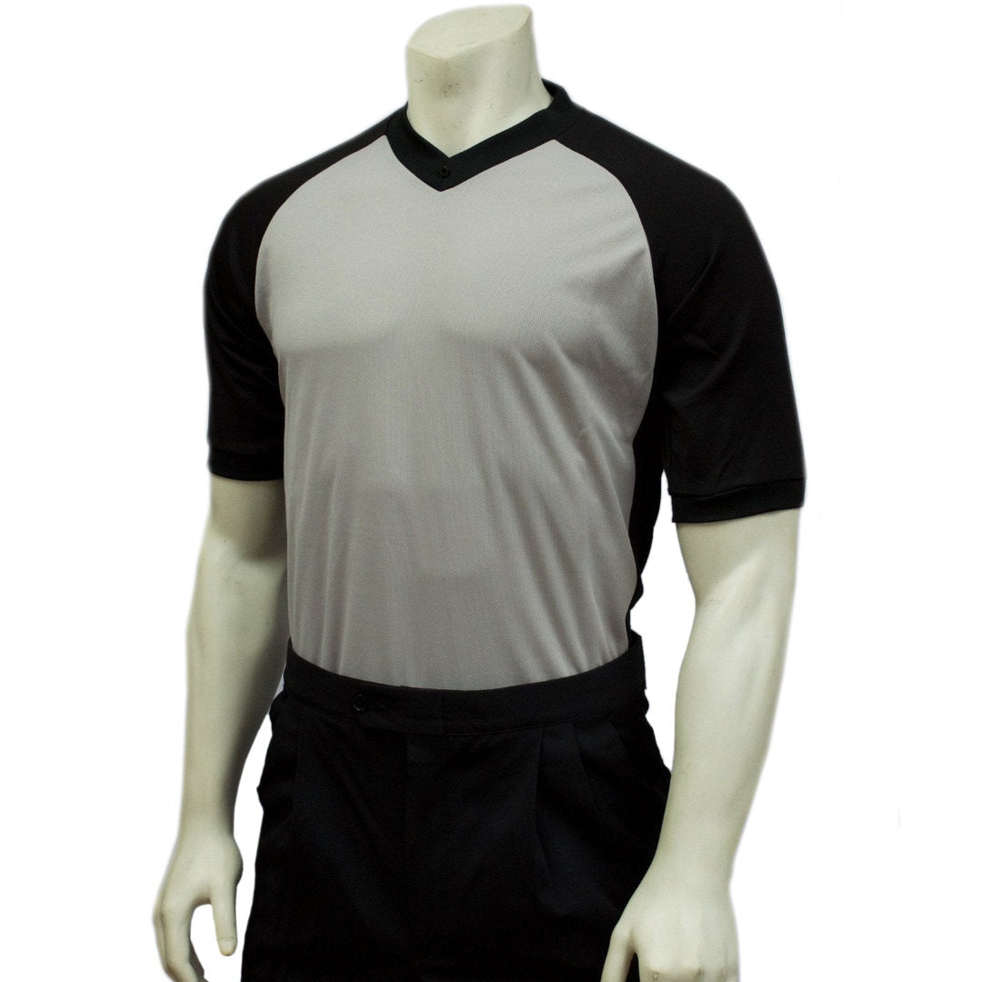 Smitty Grey Performance Sleeve with Black Raglan Sleeve and Black Side Panel