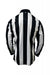 Honig's 2.25" Striped Long Sleeve Football/Lacrosse Jersey With Sublimated American Flag On Left Chest