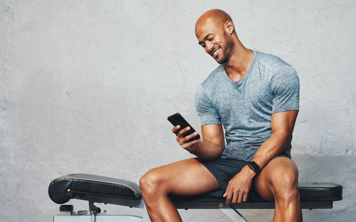 man in the gym on the RefMasters app